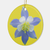 オダマキ（植物）2 セラミックオーナメント (左)