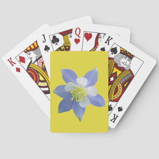 オダマキ（植物）2 トランプ (裏面)