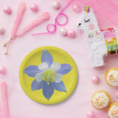 オダマキ（植物）2 ペーパープレート (パーティー)