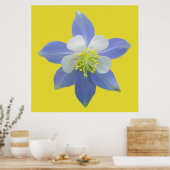 オダマキ（植物）2 ポスター (キッチン)