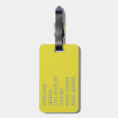 オダマキ（植物） 2 ラゲッジタグ (裏面縦)