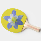 オダマキ（植物）2 卓球ラケット (横)