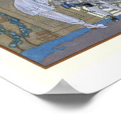 オダマキ（植物）、Paによる「フェテス・ガランテス」のイラストレーション ポスター (角)