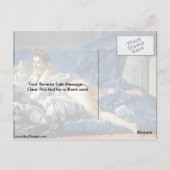 オダリスクバイフランソワブーシャー ポストカード (裏面)