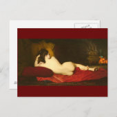 オダリスク語 – レフェブル ポストカード (正面/裏面)