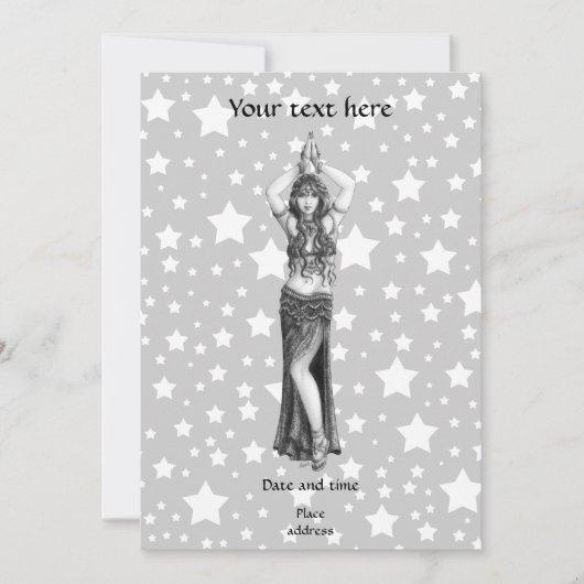 オダリスク 招待状 (正面)