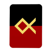 オダルルーン国旗の磁石 マグネット (縦)