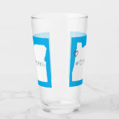 オチスストロングロープハートホワイト タンブラーグラス (左)