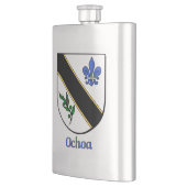 オチョアヘラルディックシールド フラスク (左)