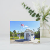 オチョピー郵便局、米国で最小の郵便局 ポストカード (スタンド正面)