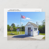 オチョピー郵便局、米国で最小の郵便局 ポストカード (正面/裏面)