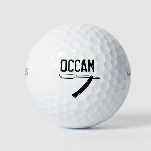 オッカムのカミソリ ゴルフボール (正面)