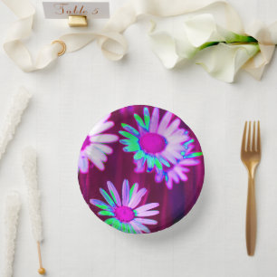 オックスアイデイジーメドーポップ・アートのドアートスタイル ペーパーボウル