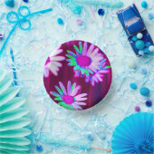 オックスアイデイジーメドーポップ・アートのドアートスタイル ペーパーボウル (パーティー)