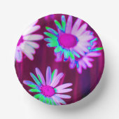 オックスアイデイジーメドーポップ・アートのドアートスタイル ペーパーボウル (正面)