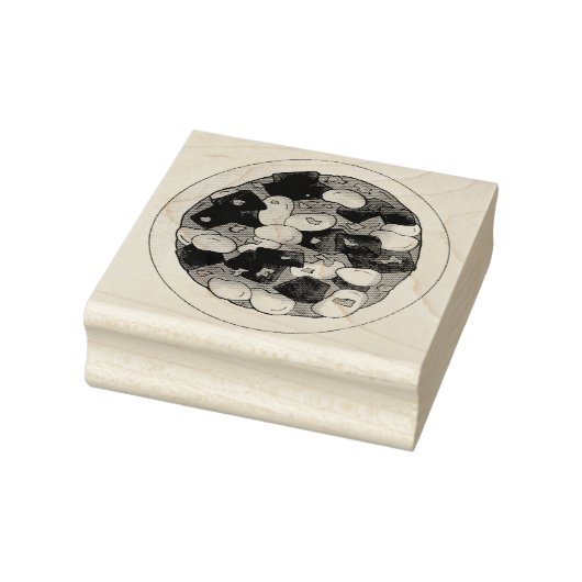 オックステールとブロードビーンズはジャマイカフードをシチュー ラバースタンプ (スタンプ)