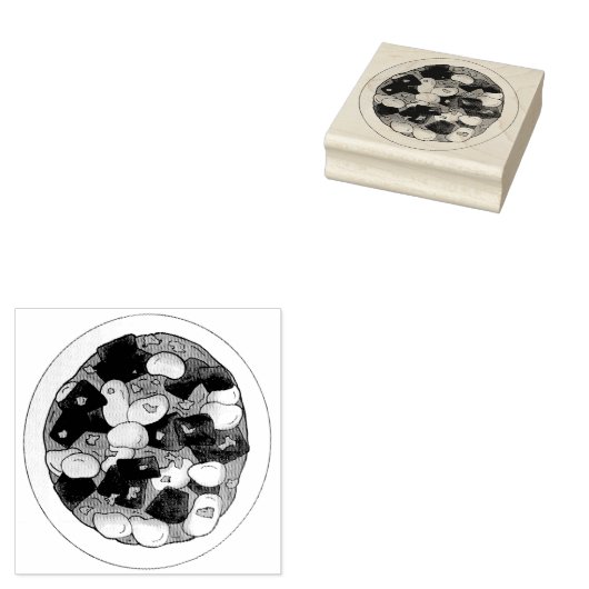 オックステールとブロードビーンズはジャマイカフードをシチュー ラバースタンプ (押印)