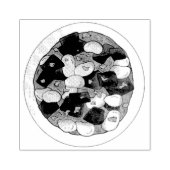 オックステールとブロードビーンズはジャマイカフードをシチュー ラバースタンプ (インプリント)