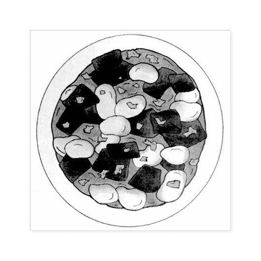 オックステールとブロードビーンズはジャマイカフードをシチュー ラバースタンプ (インプリント)