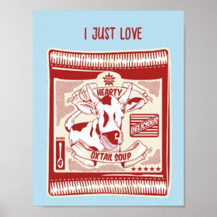 オックステールのスープアポップ・アートのート ポスター