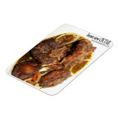 オックステール茶色シチュー冷凍機磁石 マグネット (左側)