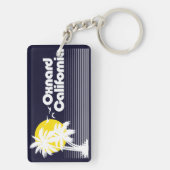 オックスナードカリフォルニア キーホルダー (裏面)