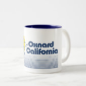オックスナードカリフォルニア ツートーンマグカップ (正面右)