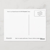 オックスナードセラミックポットで栽培…カリフォルニアリビング ポストカード (裏面)