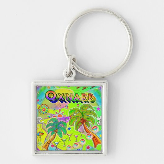 オックスナードマインドフォーカスキーチェーン キーホルダー (正面)