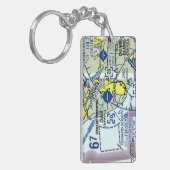 オックスナード空港図/タクシー図 キーホルダー (正面左)