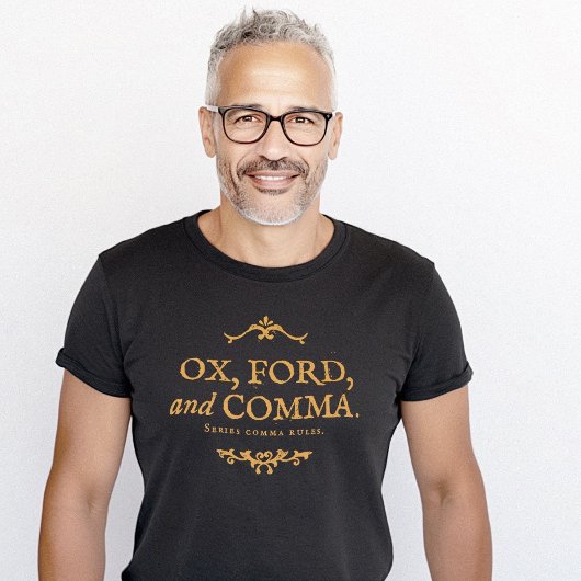 オックスフォードおもしろいカンマの例Ox Ford Tシャツ