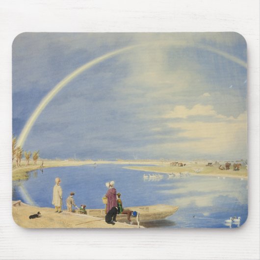 オックスフォードのウィリアム・ターナー – 4月のシャワー マウスパッド (正面)