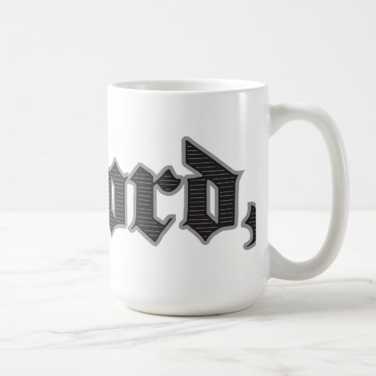 オックスフォードのコンマのマグ コーヒーマグカップ (右)