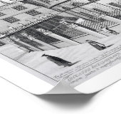 オックスフォードのシェルドニアン劇場「Oxonia Illustrat」より ポスター (角)