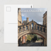 オックスフォードの溜息橋 ポストカード (正面/裏面)
