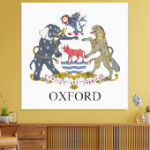 オックスフォードの腕コート キャンバスプリント (インサイチュ (リビング))