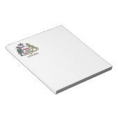 オックスフォードの腕コート ノートパッド (アングル)