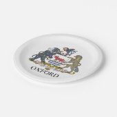 オックスフォードの腕コート ペーパープレート (アングル)