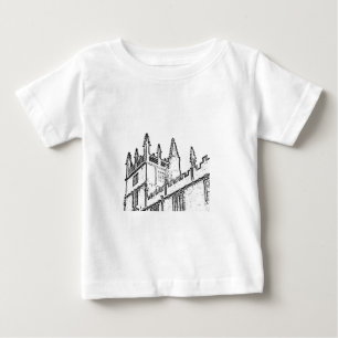 オックスフォードイギリス白い1986年の造るらせん状 ベビーTシャツ