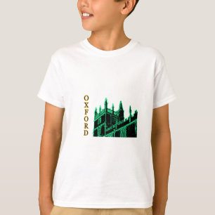 オックスフォードイギリス1986年の造るらせん状の緑 Tシャツ