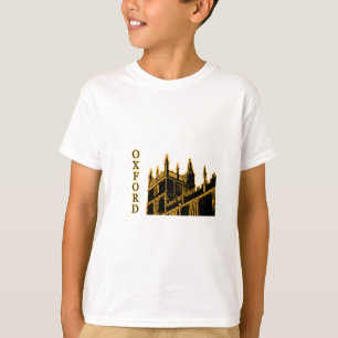 オックスフォードイギリス1986年の造るらせん状ブラウン Tシャツ