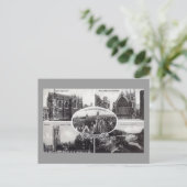 オックスフォードイングランドの5つのシーンヴィンテージ ポストカード (スタンド正面)