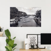 オックスフォードイングランドの80人のクルー・ボート ポスター (ホームオフィス)