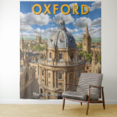 オックスフォードインラドクリフカメラレトロ旅行 タペストリー (インサイチュ)
