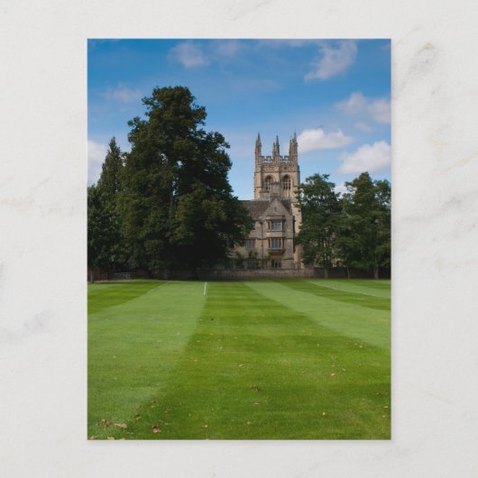 オックスフォードカレッジ建物 ポストカード (正面)