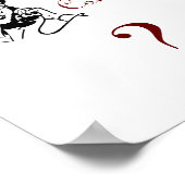 オックスフォードコンマノットコマとレトロレディース ポスター (角)