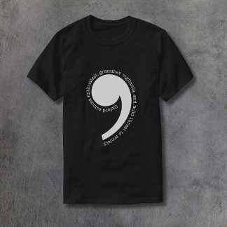 オックスフォードコンマ愛好家 Tシャツ