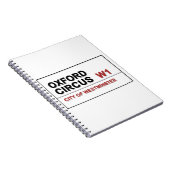 オックスフォードサーカスロドンイングランド ノートブック (右側)