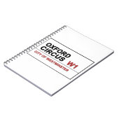 オックスフォードサーカスロドンイングランド ノートブック (左側)