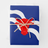 オックスフォードシャー州旗オックスフォードイングランド州のシンボル ラッピングペーパーシート (インサイチュ)